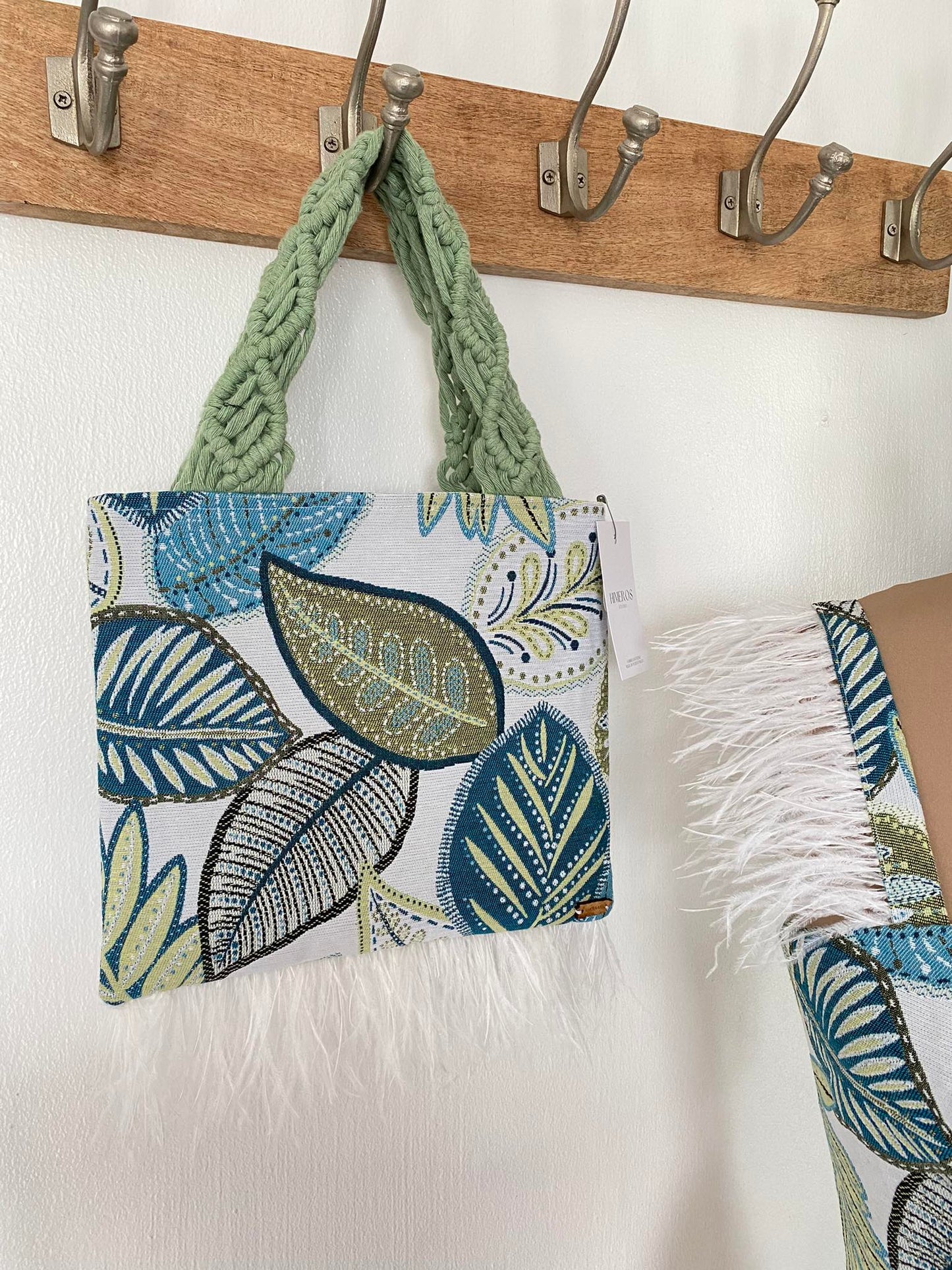 Feathers and sage green.