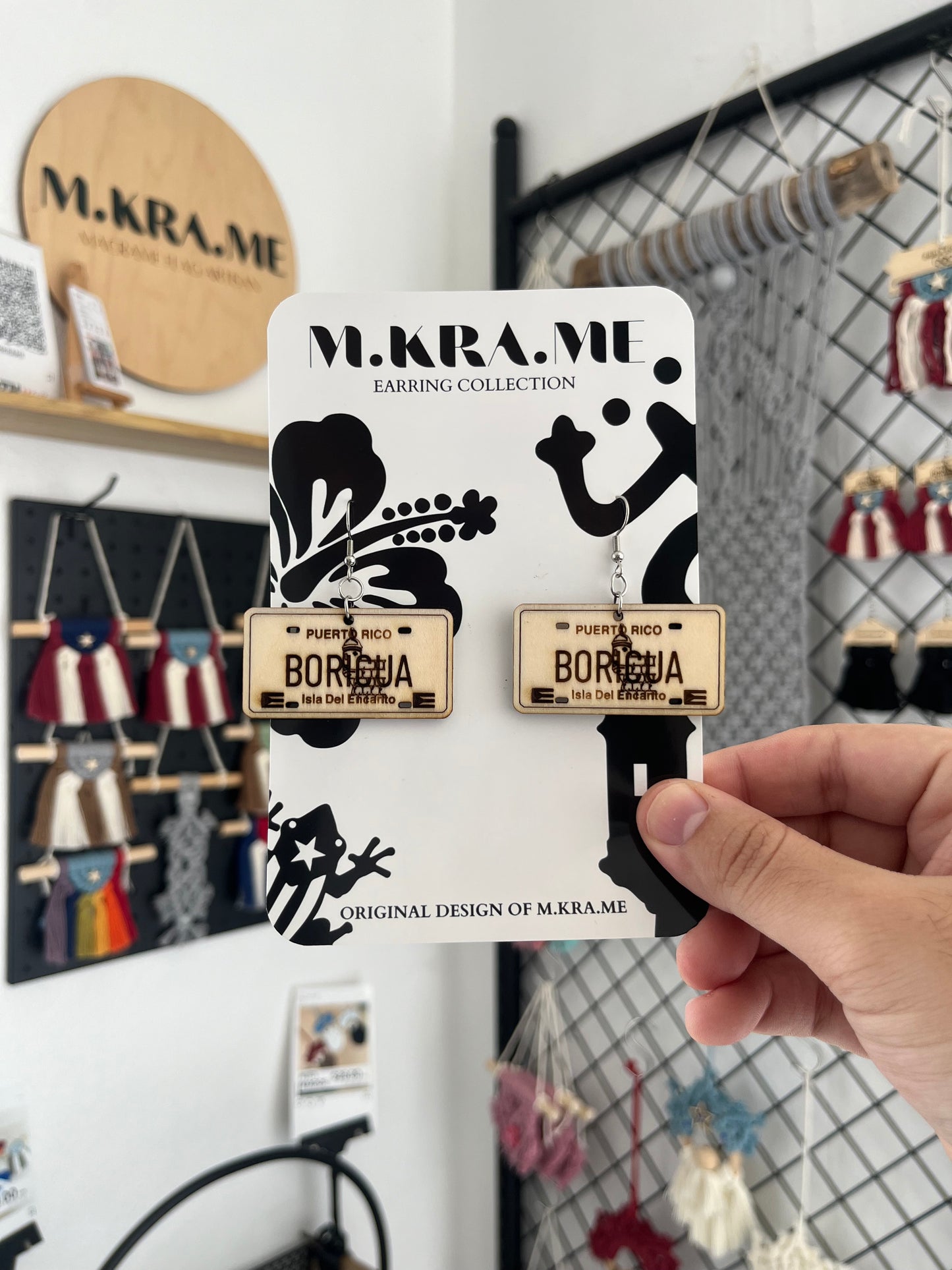 Tablilla Boricua Madera