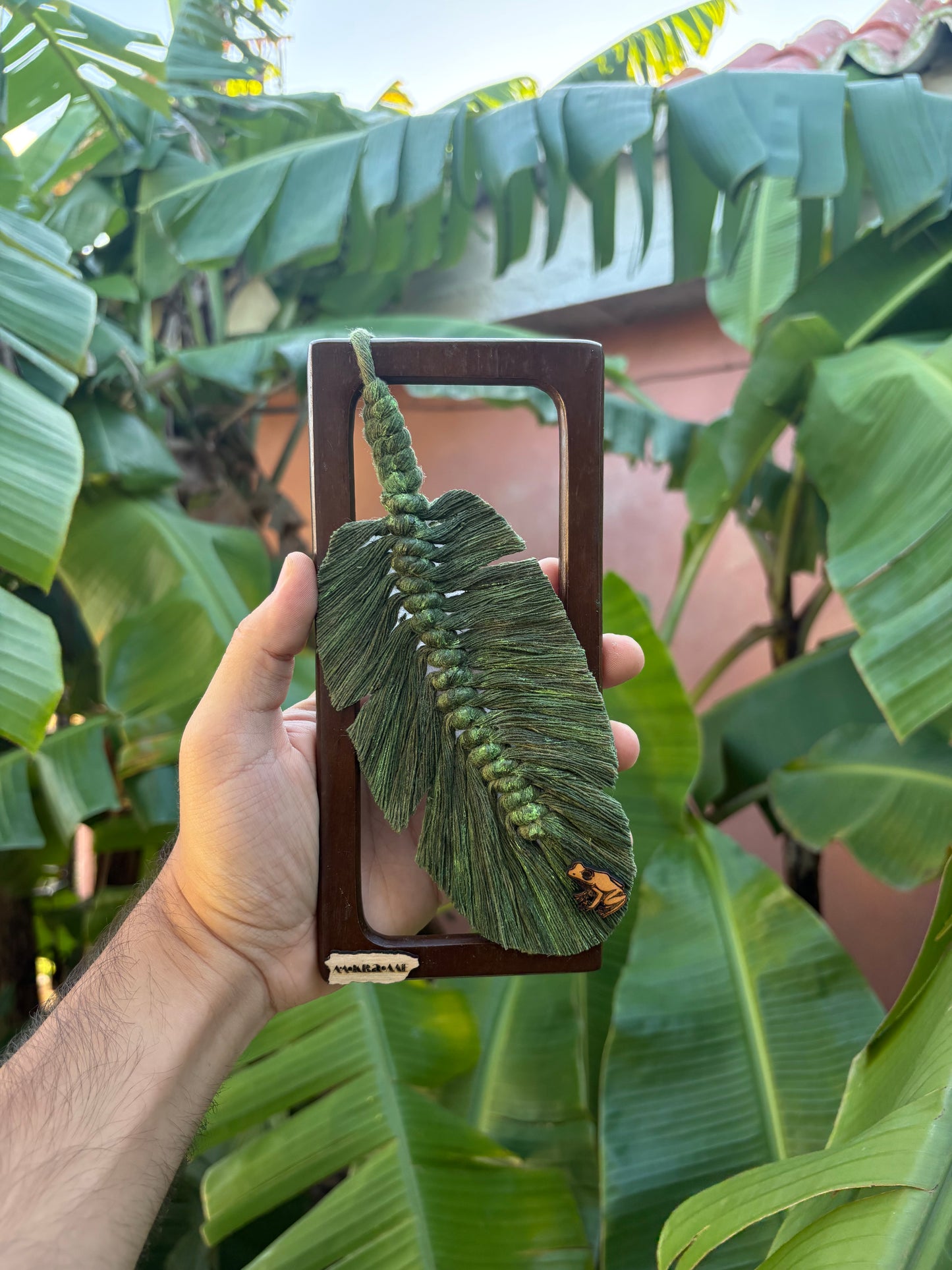 Mini hoja de plátano.