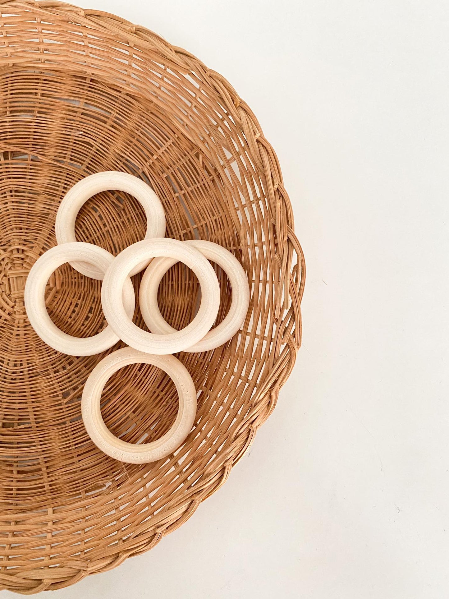 Aros de Madera 2" (5 Piezas)