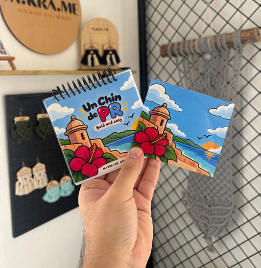 Un Chin de PR (Mini libro de colorear) + Mini protector de página.