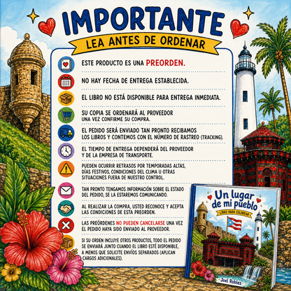 PREORDEN-Un lugar de mi Pueblo “Libro colorear”