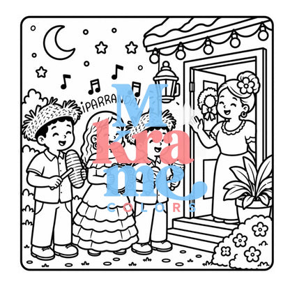 Acho las navidades en PR son otra cosa(PRE ORDEN) “Libro colorear”
