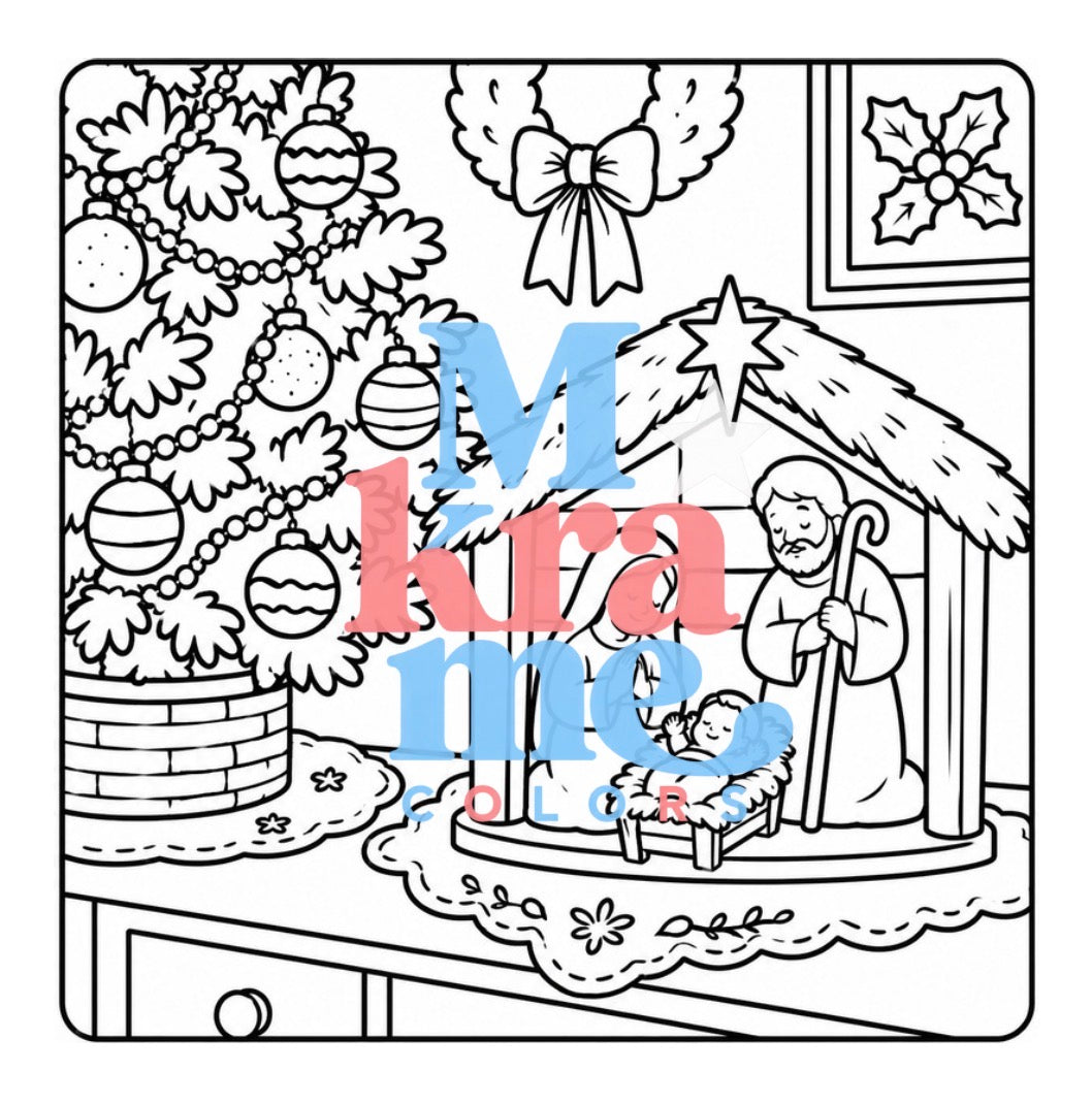 Acho las navidades en PR son otra cosa(PRE ORDEN) “Libro colorear”