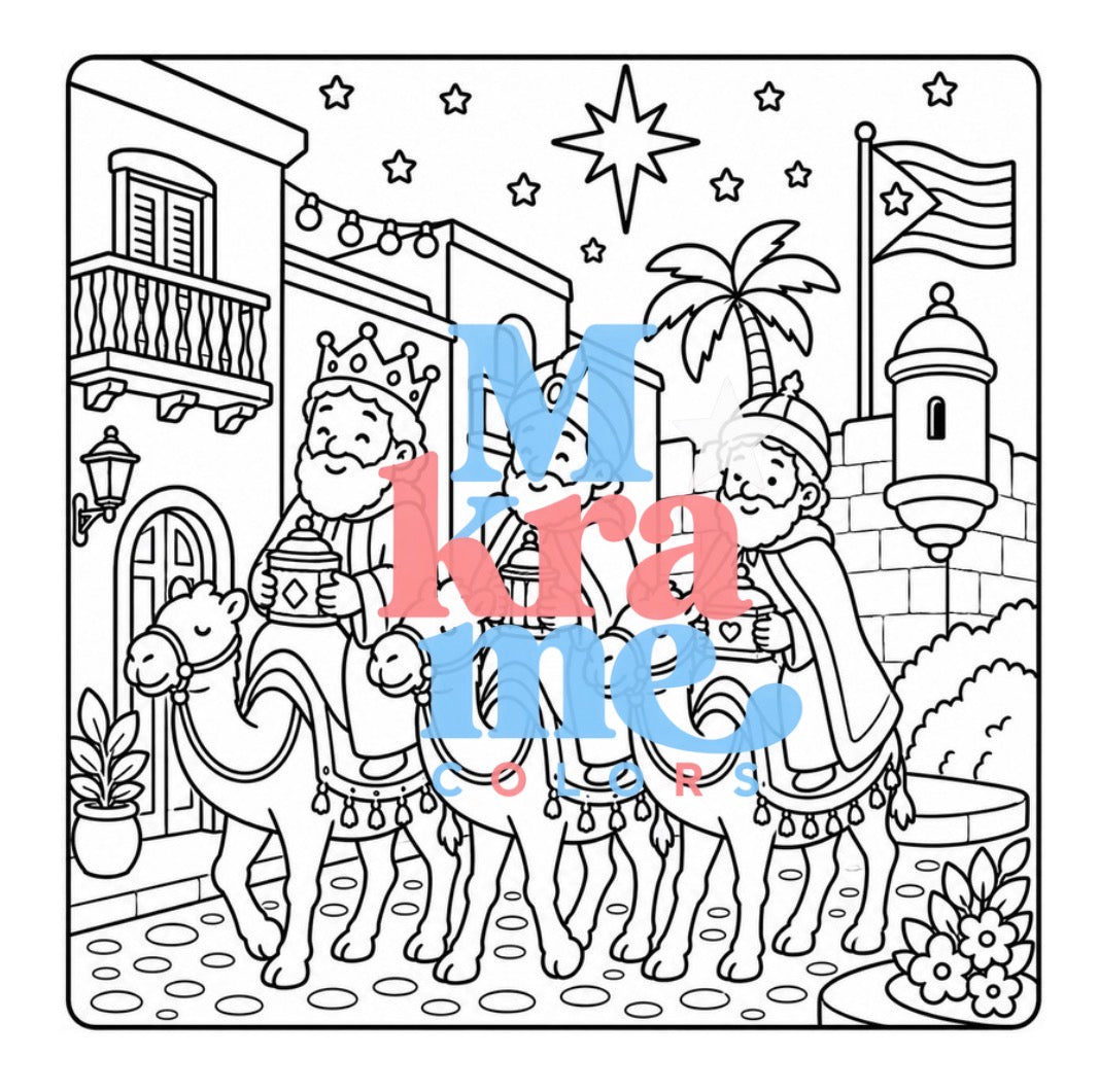 Acho las navidades en PR son otra cosa(PRE ORDEN) “Libro colorear”