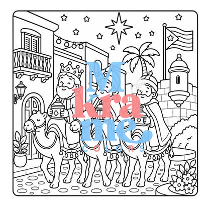 Acho las navidades en PR son otra cosa(PRE ORDEN) “Libro colorear”