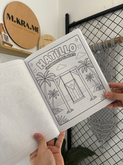 Un lugar de mi Pueblo “Libro colorear” DISPONIBLE A LAS 6PM