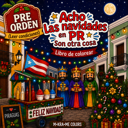 PREORDEN-Acho las navidades en PR son otra cosa “Libro colorear” (copia)